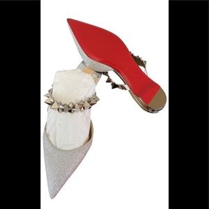 CL planet choc flat mini glitter slip **brand new